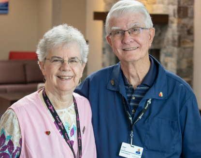 2 of our amazing Logan Health Volunteers